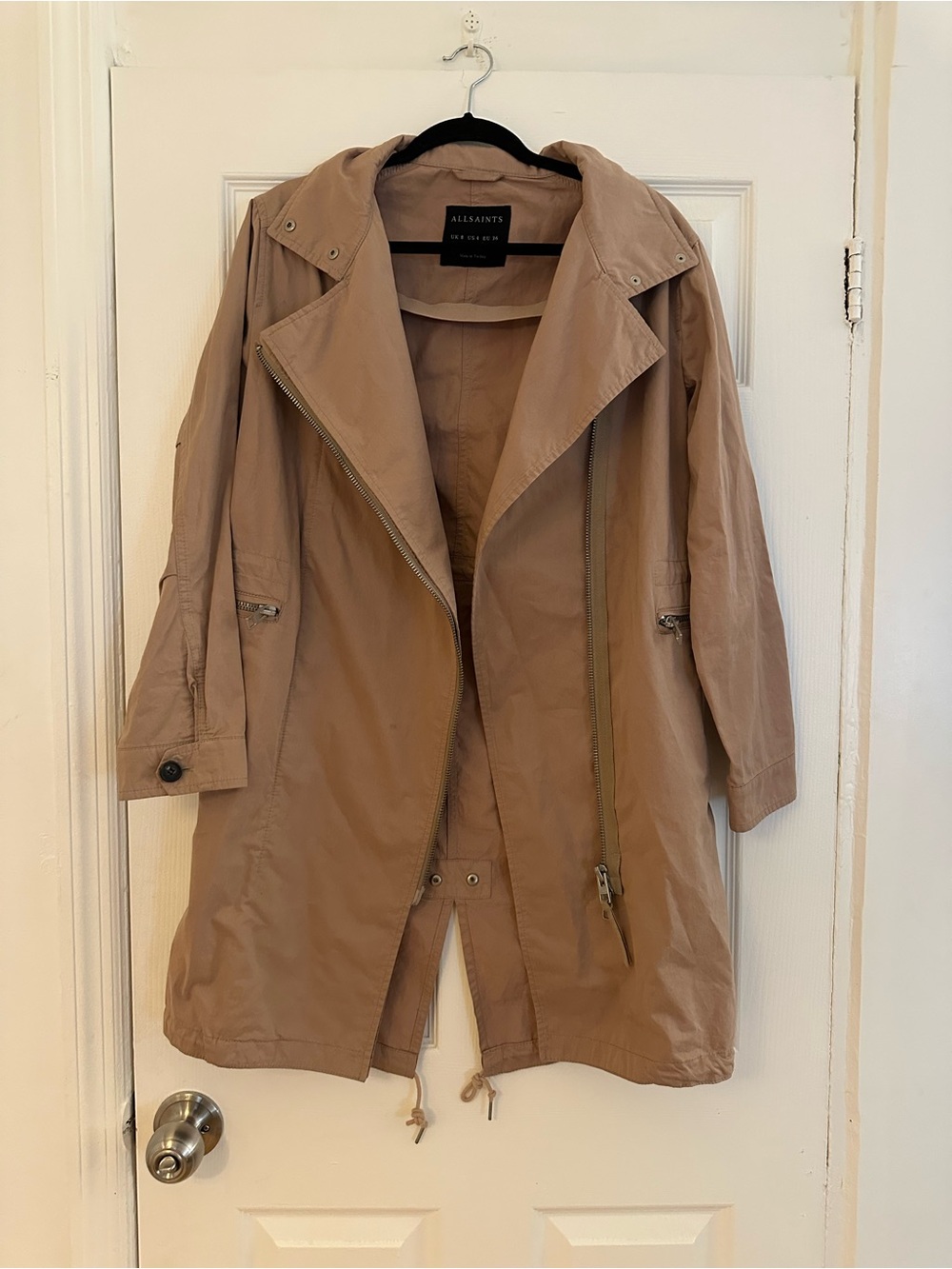 ALLSAINTS  Trench Coat SIZE 4